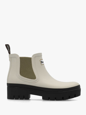 Halton Light Oak Bleached Olive Ankle Wellington Boots