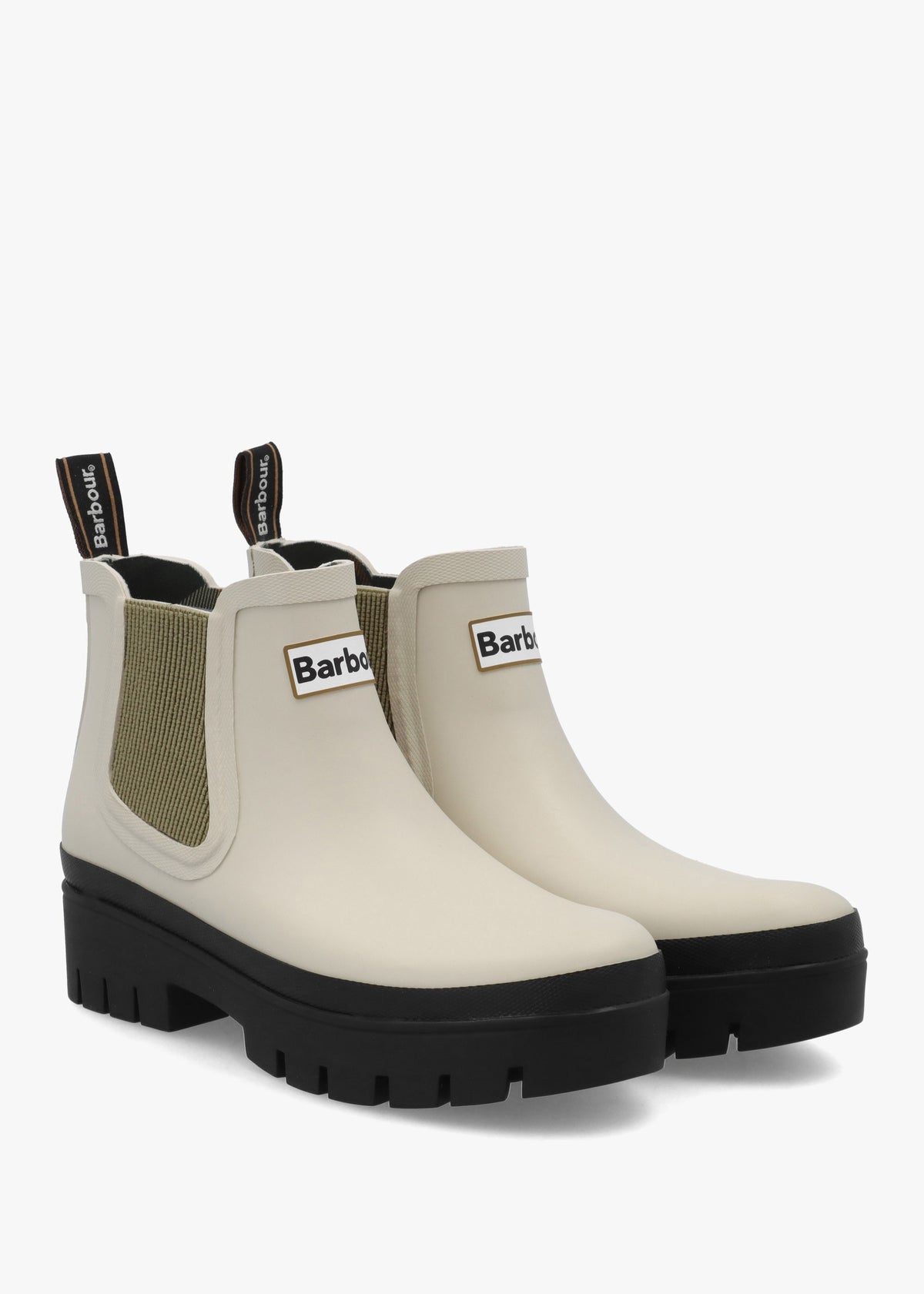 Halton Light Oak Bleached Olive Ankle Wellington Boots