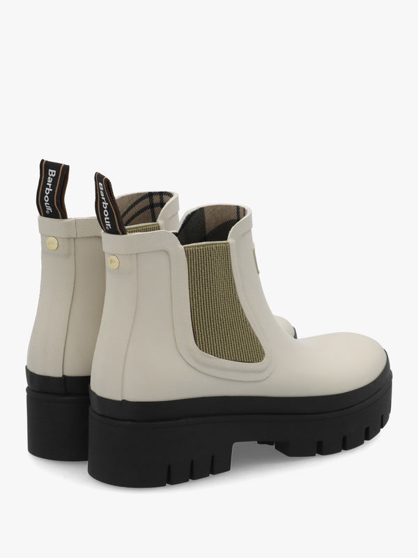 Halton Light Oak Bleached Olive Ankle Wellington Boots