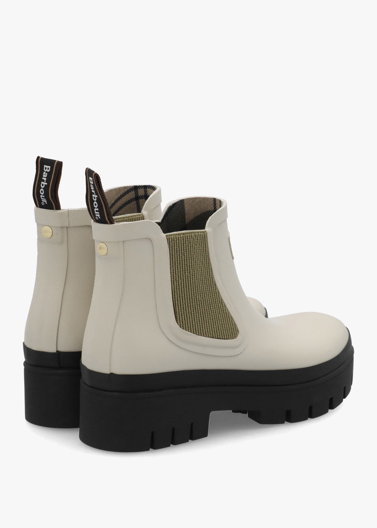 Halton Light Oak Bleached Olive Ankle Wellington Boots