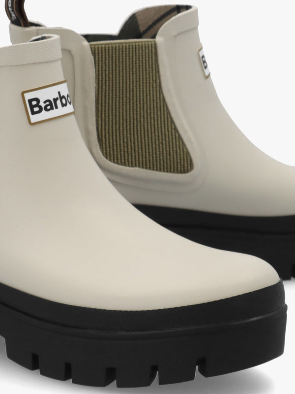 Halton Light Oak Bleached Olive Ankle Wellington Boots
