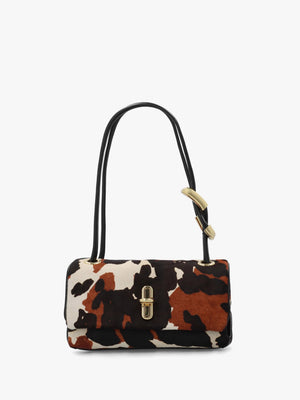The Cow Haircalf Mini Dual Mocha Multi Shoulder Bag