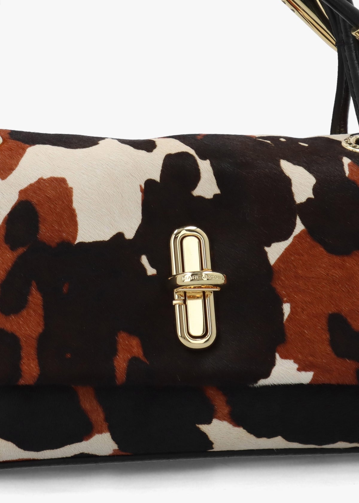 The Cow Haircalf Mini Dual Mocha Multi Shoulder Bag