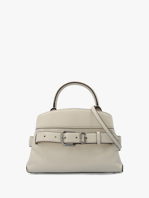 The Dakota Small Cloud White Satchel Bag