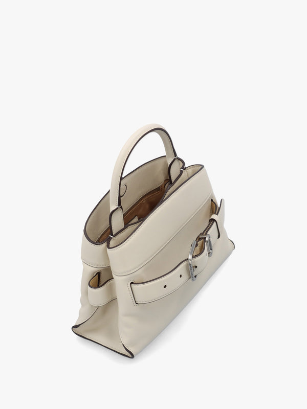 The Dakota Small Cloud White Satchel Bag