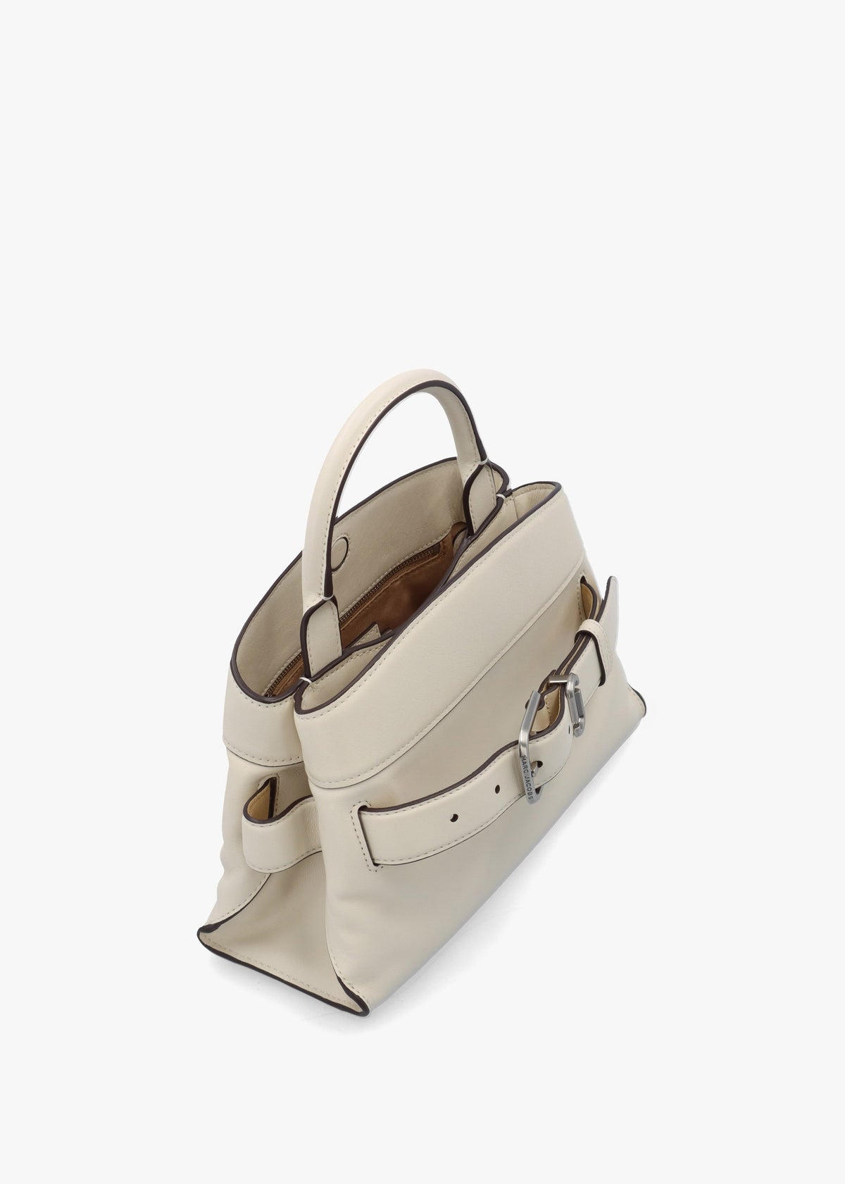The Dakota Small Cloud White Satchel Bag