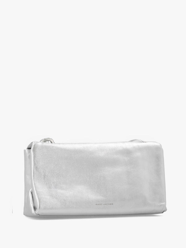The Metallic Large Dual Silver Shoulder Bag