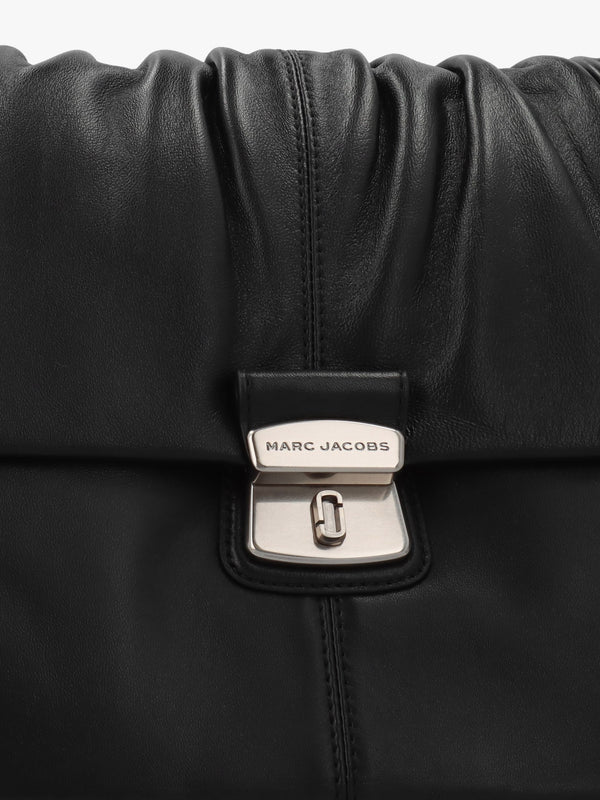 The Cristina Black Leather Messenger Bag