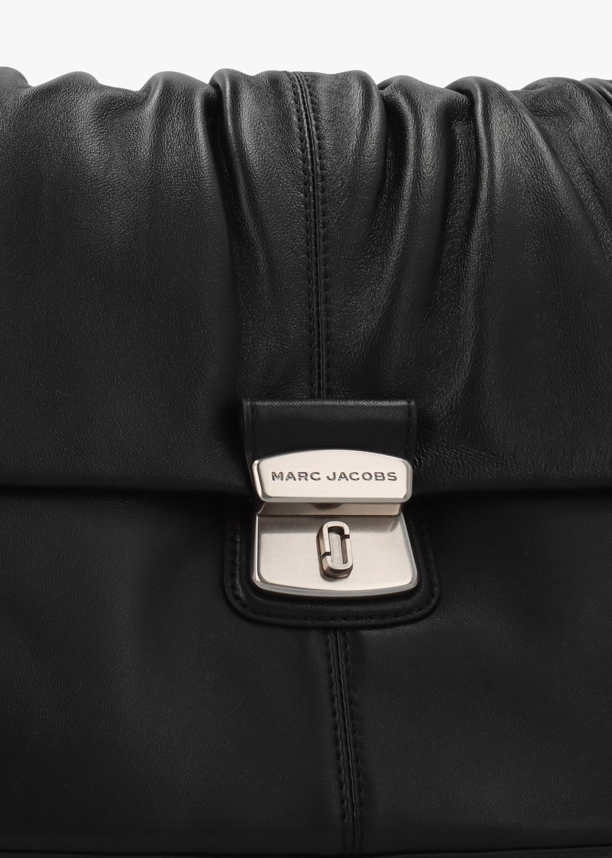 The Cristina Black Leather Messenger Bag