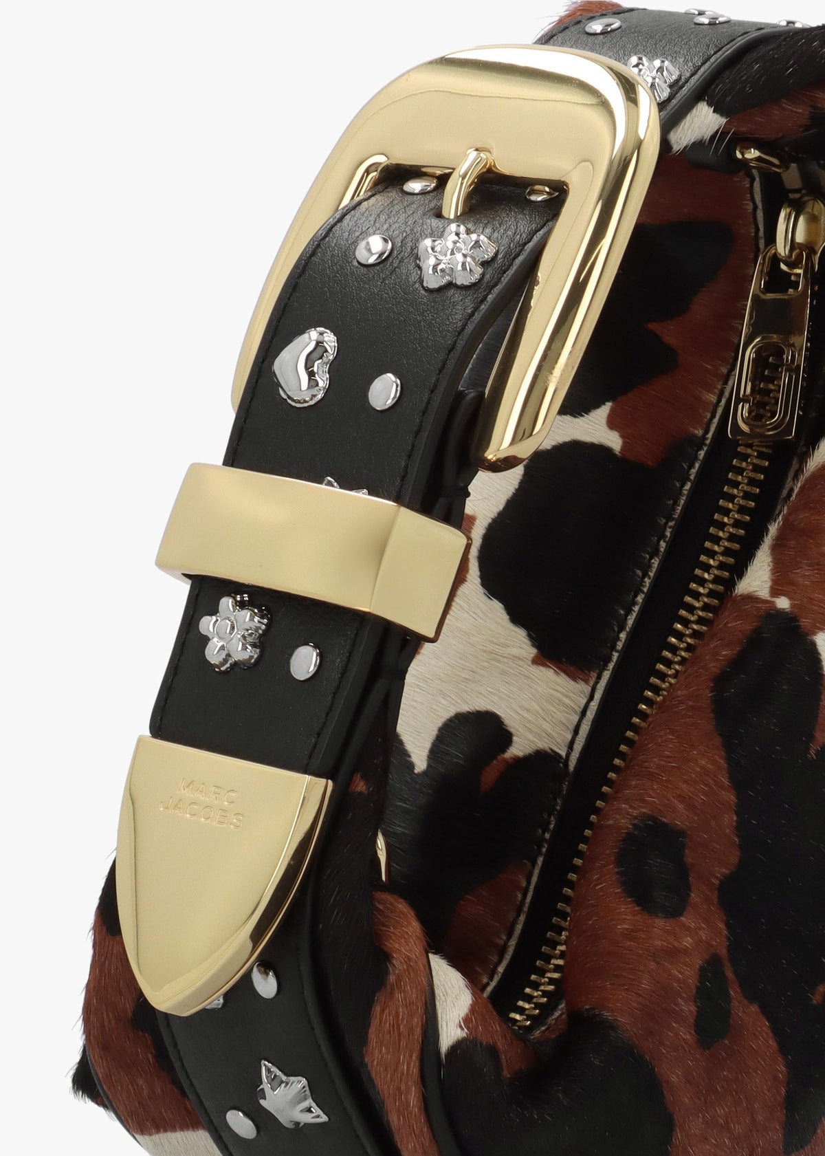 The Cow Haircalf Mocha Multi Party Bag