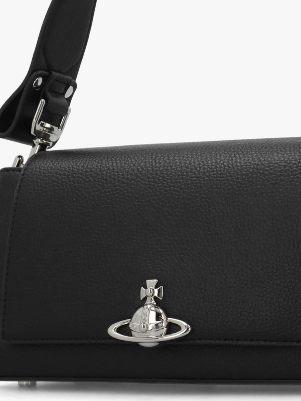 Hazel II Medium Black Shoulder Bag