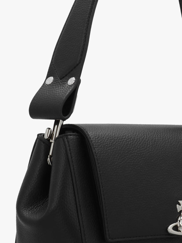 Hazel II Medium Black Shoulder Bag