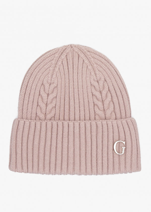 Pink Knitted G Logo Beanie Hat