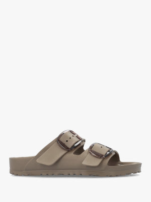 Arizona Big Buckle EVA Gray Taupe Two Bar Mules