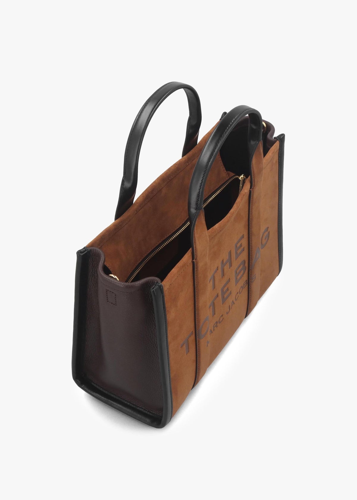 The Suede Medium Copper Tote Bag