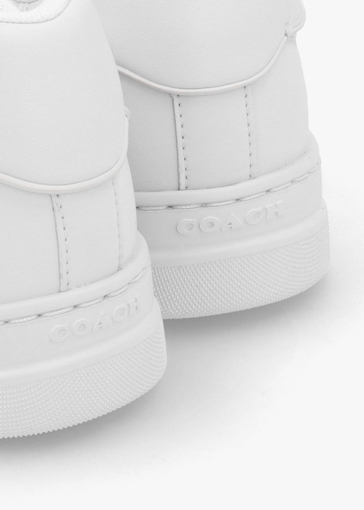 High Line Optic White Leather Trainers
