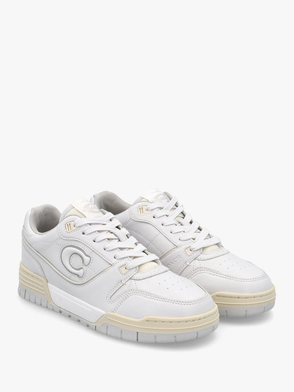 Soho Optic White Leather Trainers