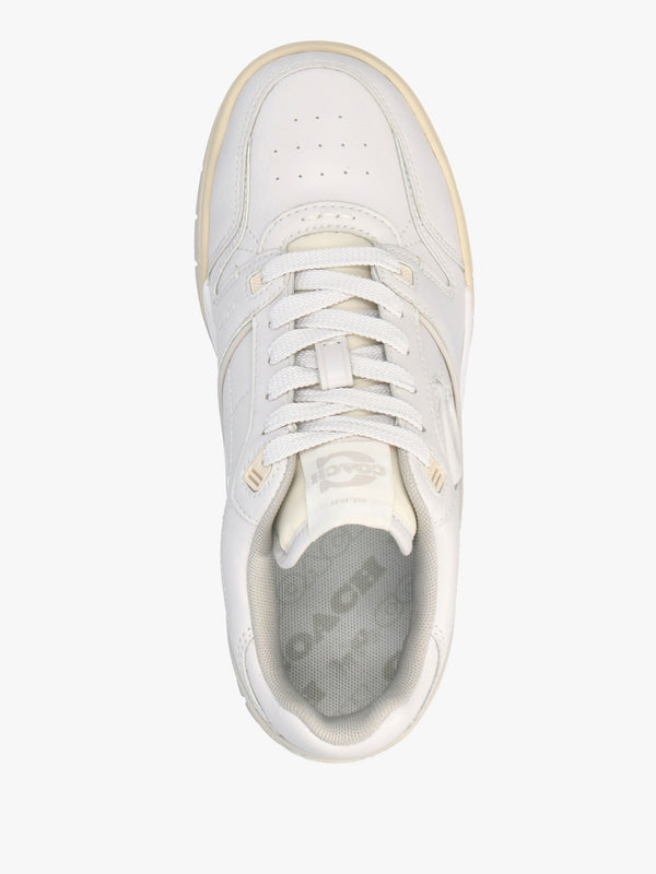 Soho Optic White Leather Trainers