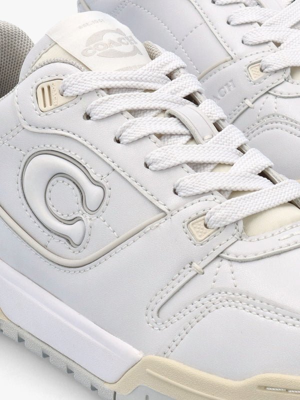 Soho Optic White Leather Trainers
