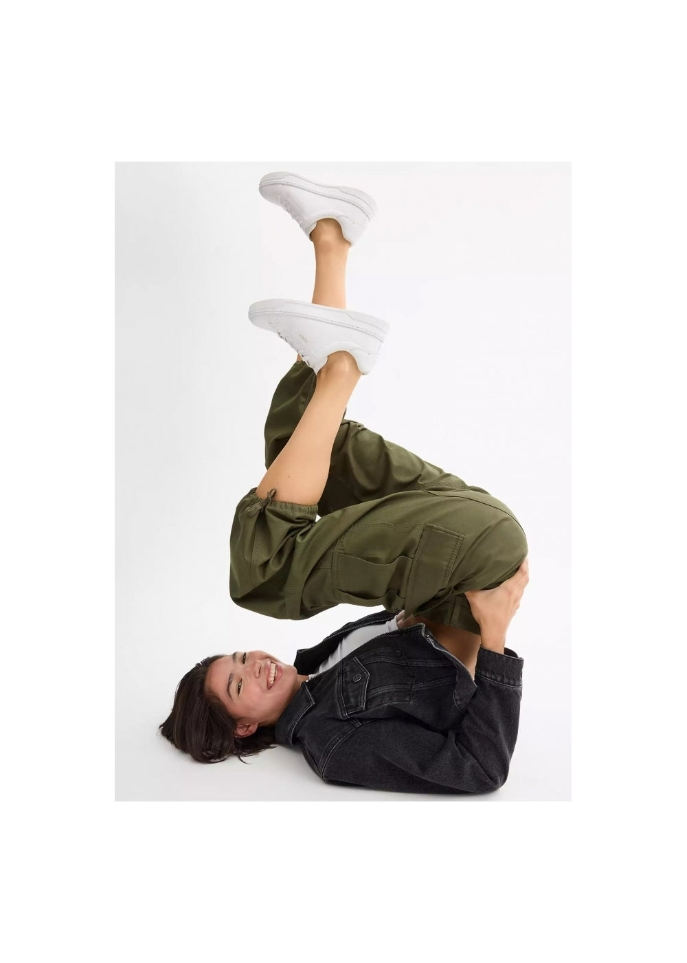 High Line Optic White Leather Trainers