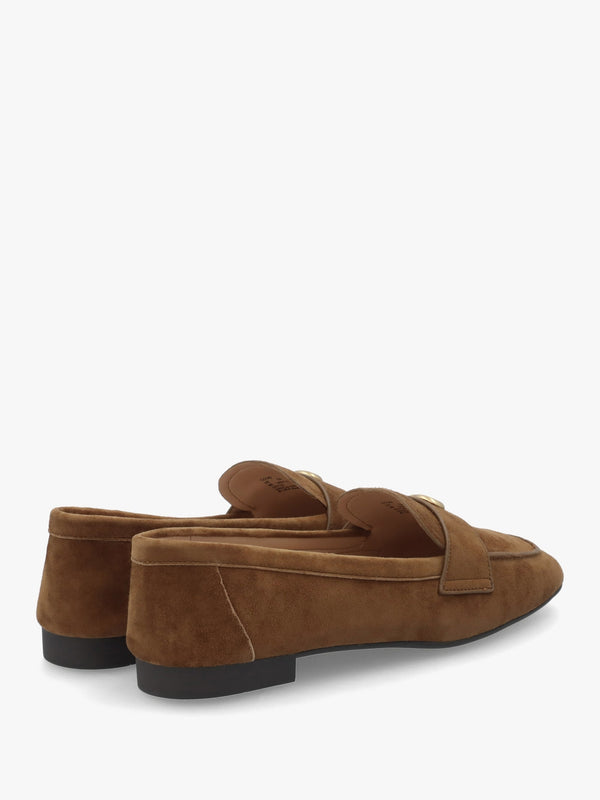 Sculpted C Coconut Suede Loafers