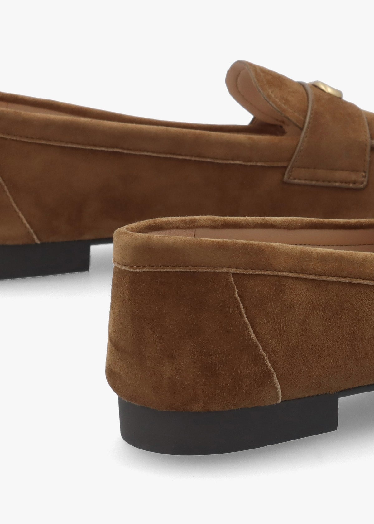 Sculpted C Coconut Suede Loafers