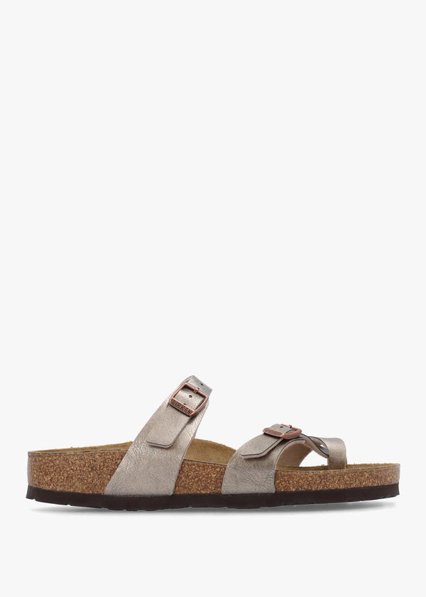 Mayari Graceful Taupe Birko-Flor Thong Sandals