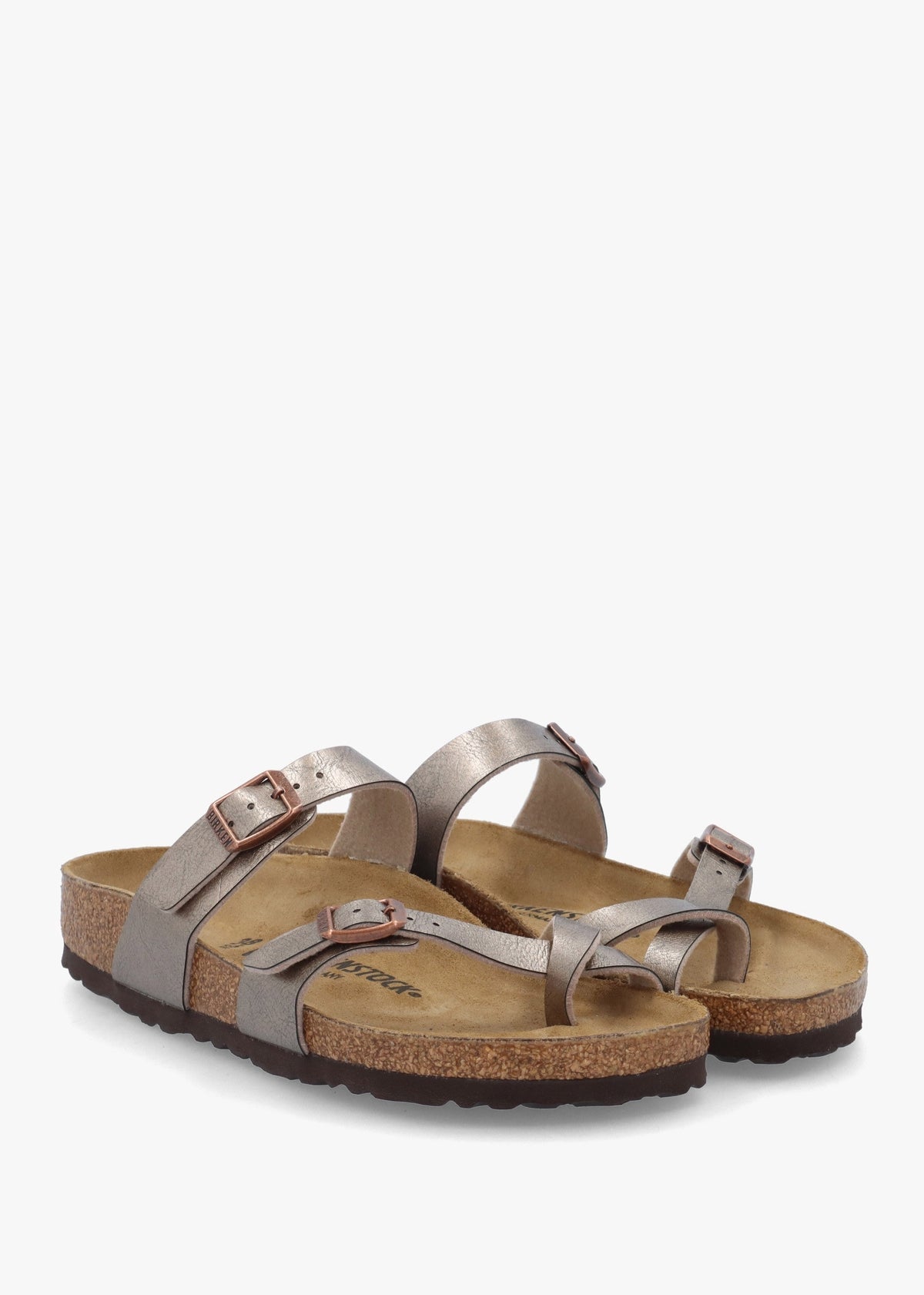 Mayari Graceful Taupe Birko-Flor Thong Sandals