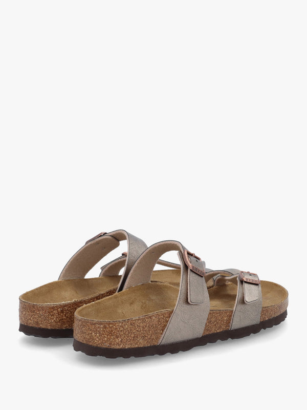 Mayari Graceful Taupe Birko-Flor Thong Sandals