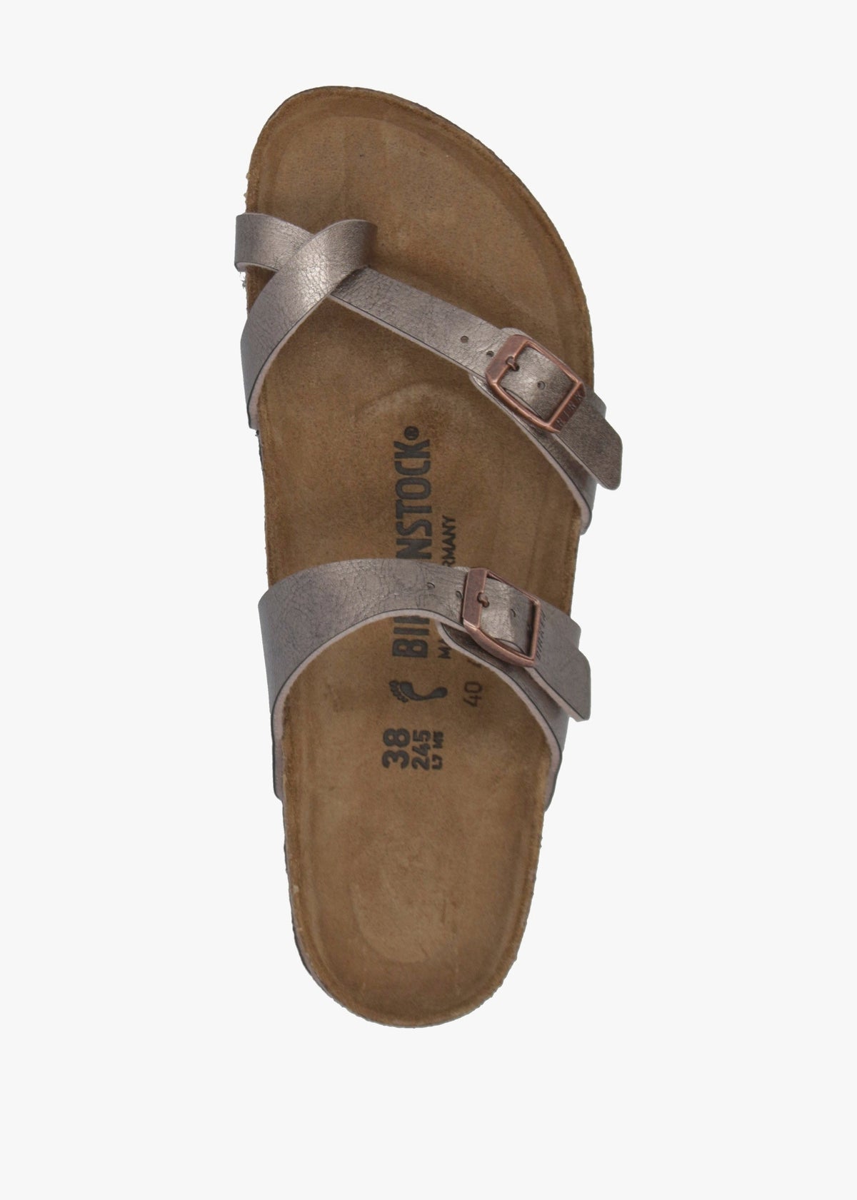 Mayari Graceful Taupe Birko-Flor Thong Sandals