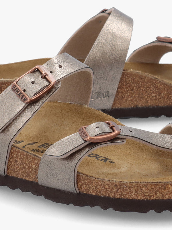 Mayari Graceful Taupe Birko-Flor Thong Sandals