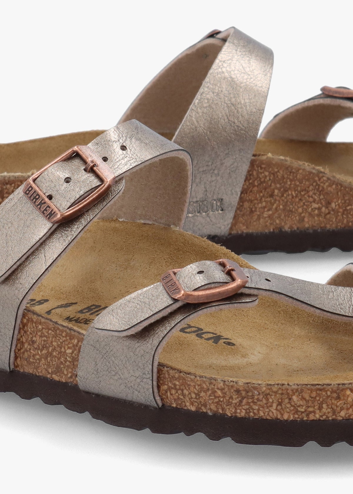 Mayari Graceful Taupe Birko-Flor Thong Sandals