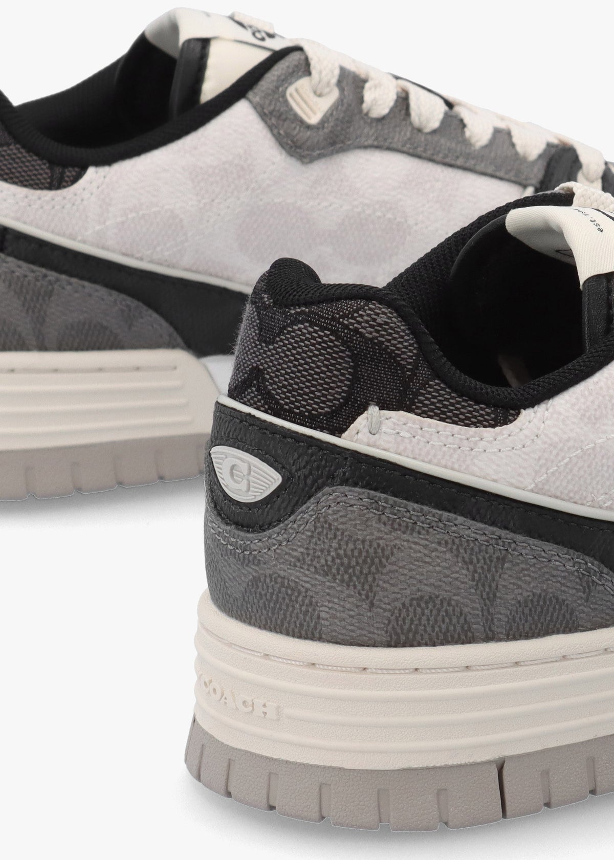 Soho Signature Black Chalk Trainers