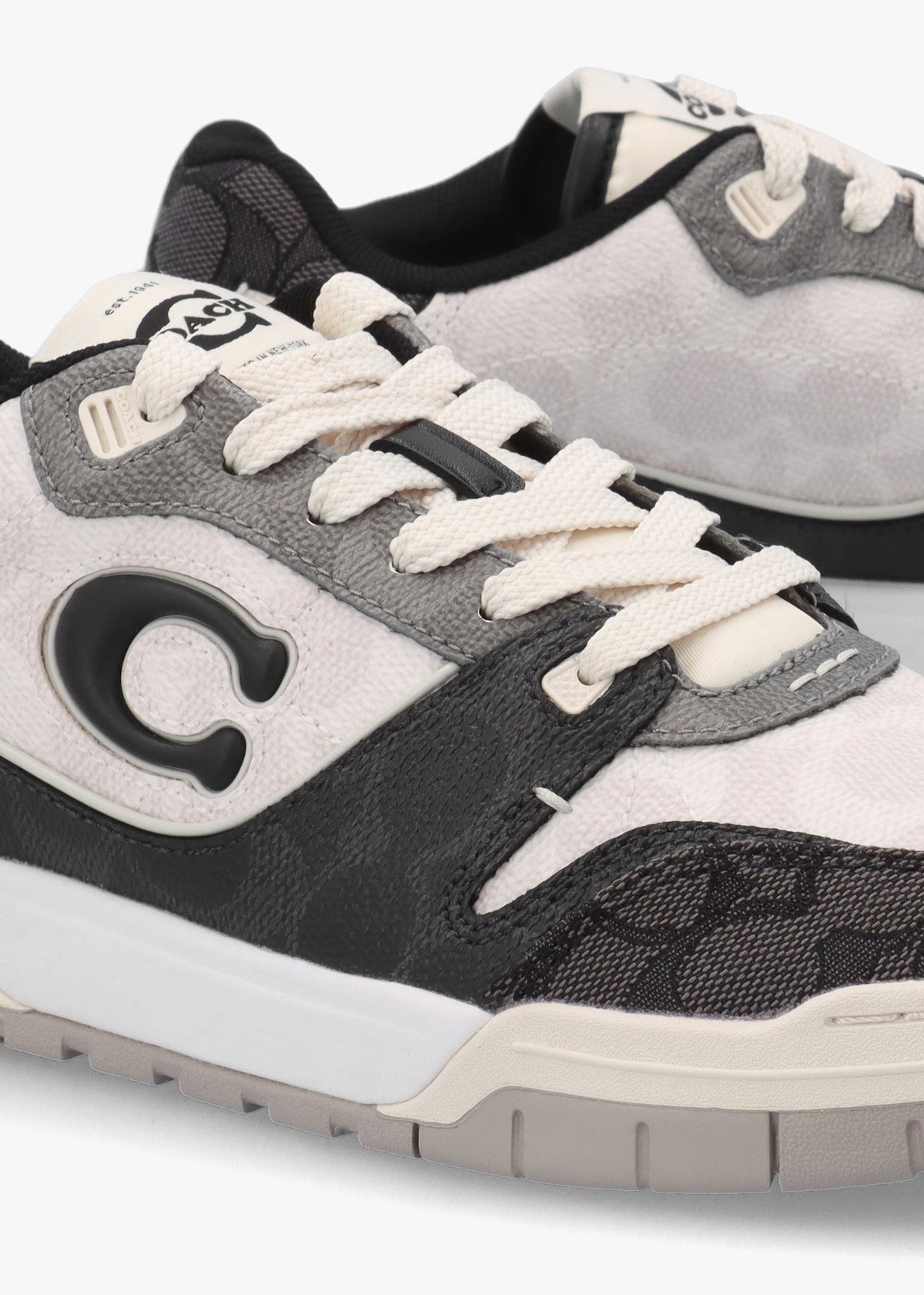 Soho Signature Black Chalk Trainers