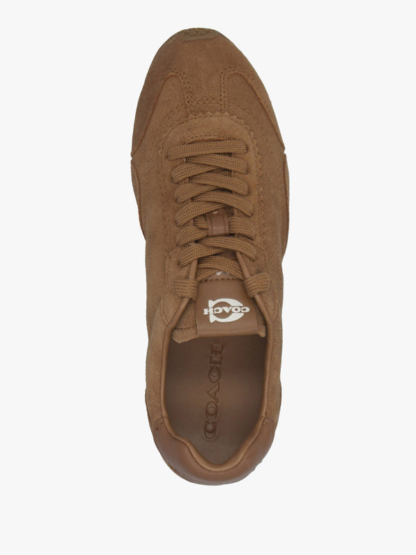 Flat Shadow Brown Suede Trainers