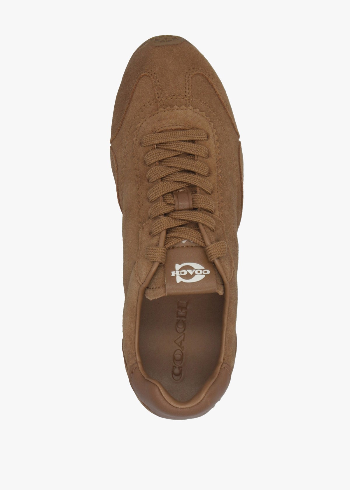 Flat Shadow Brown Suede Trainers