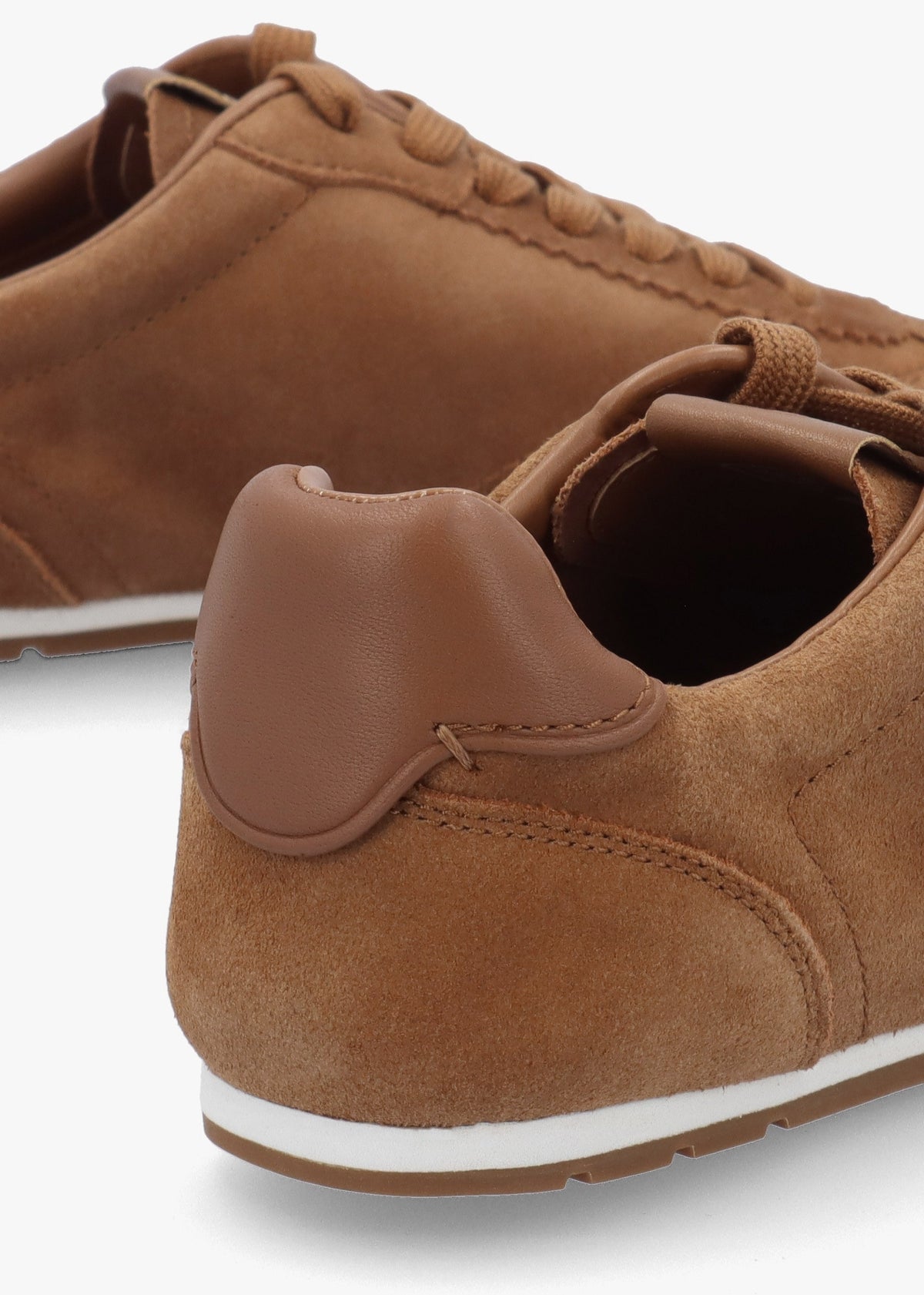 Flat Shadow Brown Suede Trainers