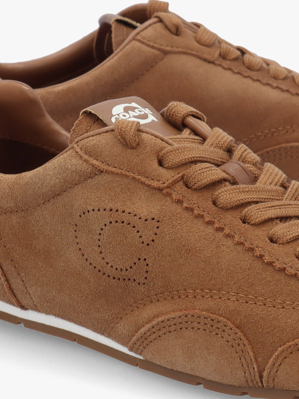 Flat Shadow Brown Suede Trainers