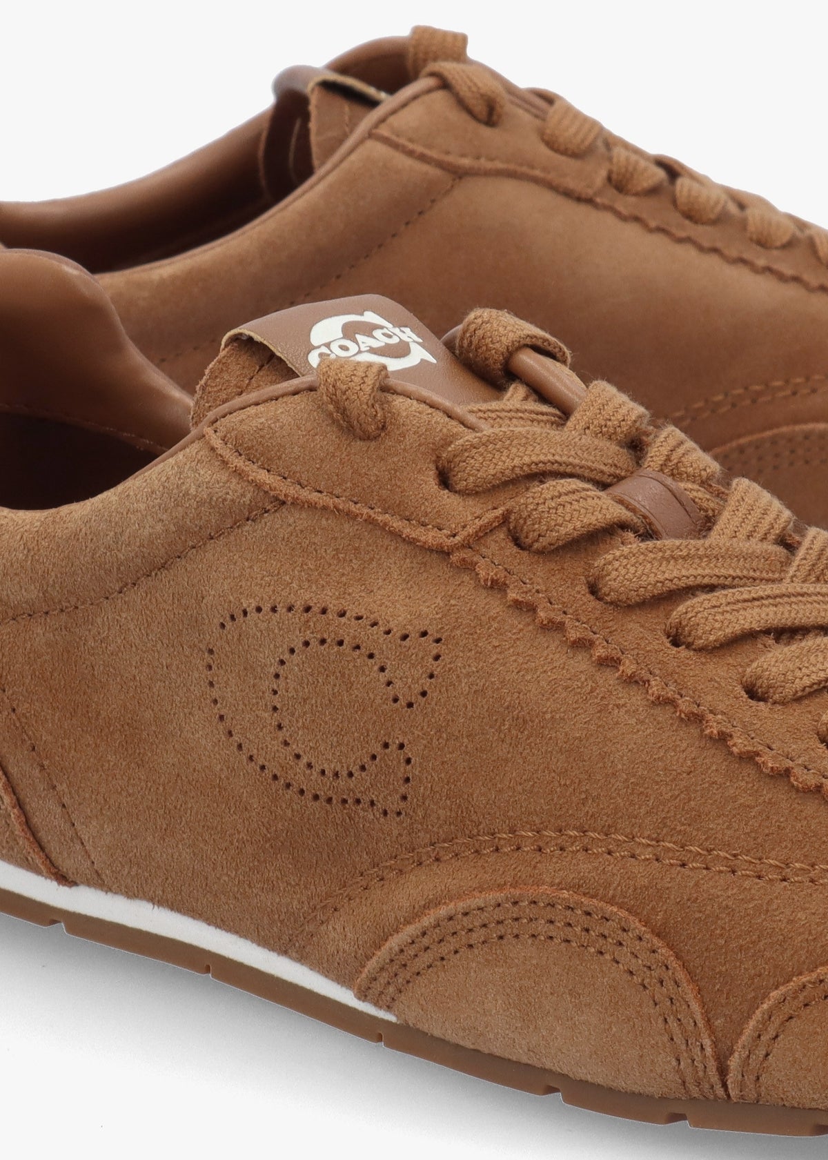 Flat Shadow Brown Suede Trainers