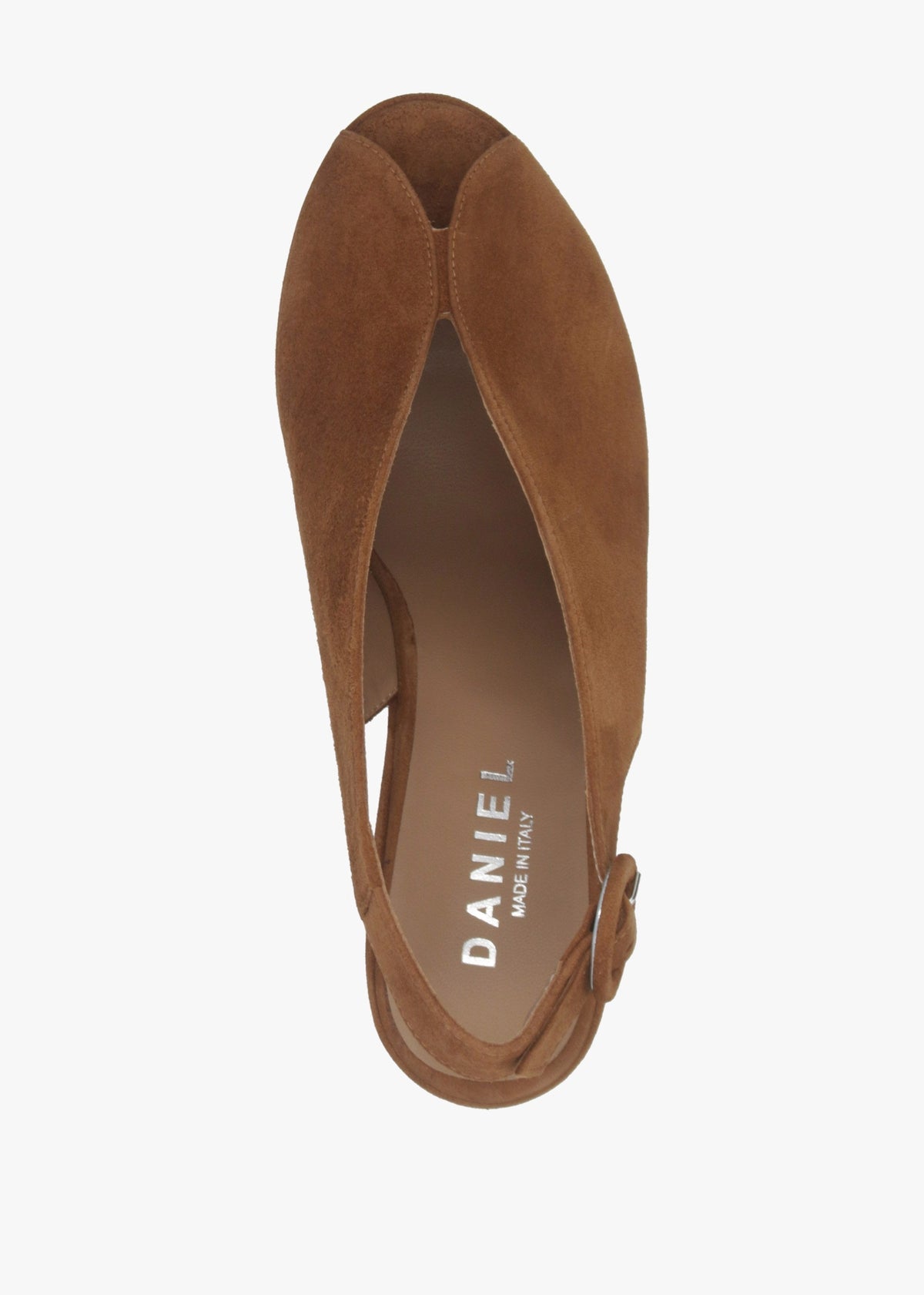 Solay Tan Suede Platform Heeled Sandals