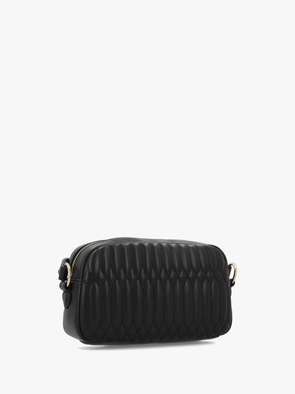 Quilted Bubble Love Nero Cross-Body Bag