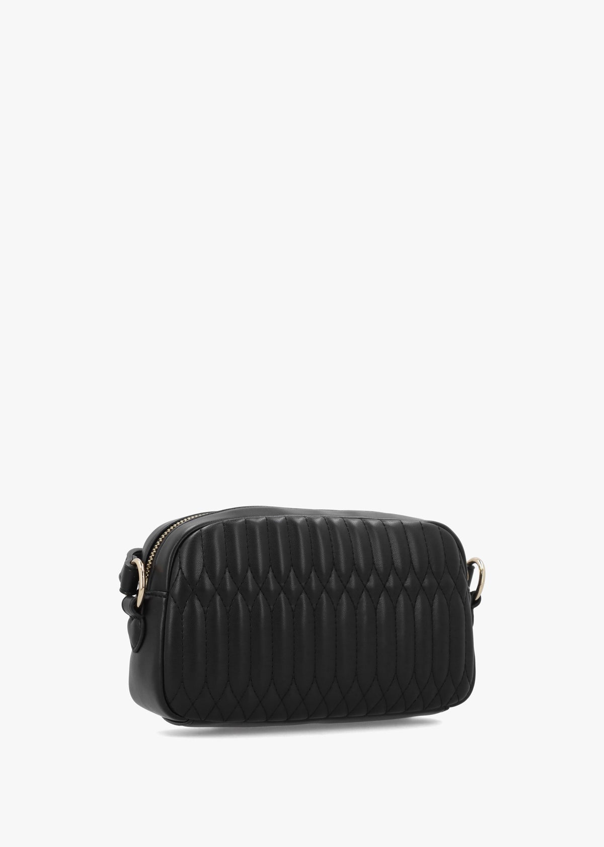 Quilted Bubble Love Nero Cross-Body Bag