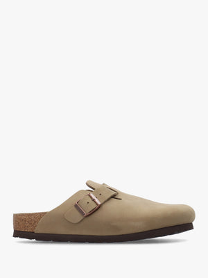 Boston Tabacco Brown Natural Oiled Leather Clogs