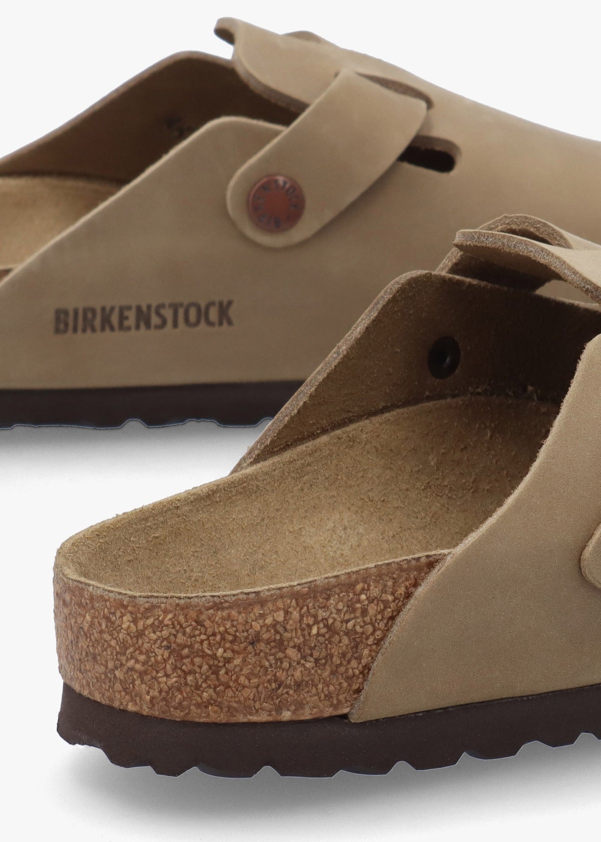 Boston Tabacco Brown Natural Oiled Leather Clogs