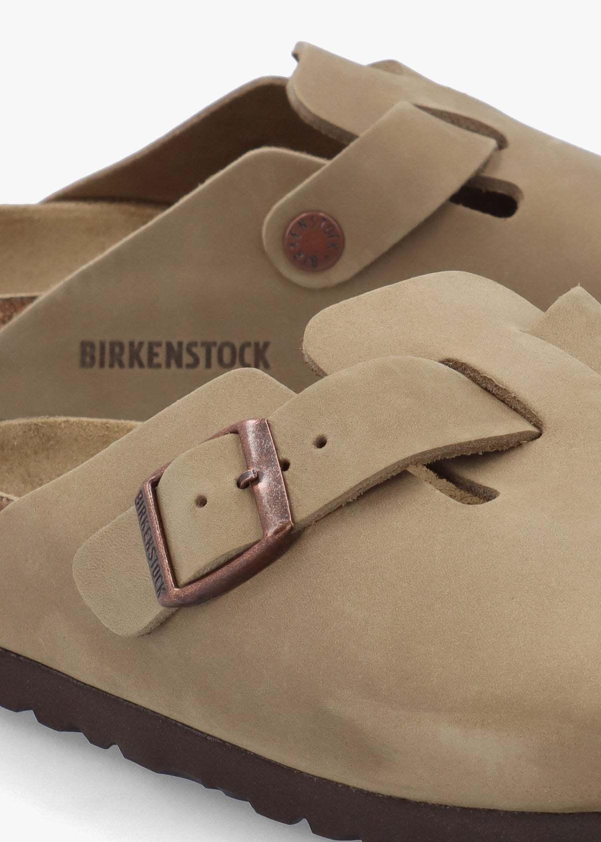 Boston Tabacco Brown Natural Oiled Leather Clogs
