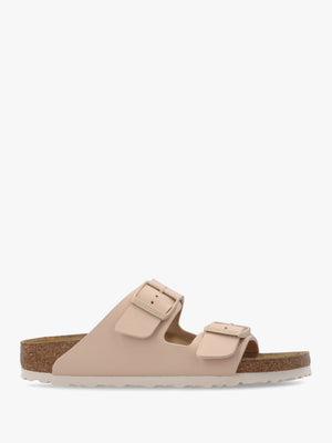 Arizona Birko-Flor New Beige Two Bar Mules