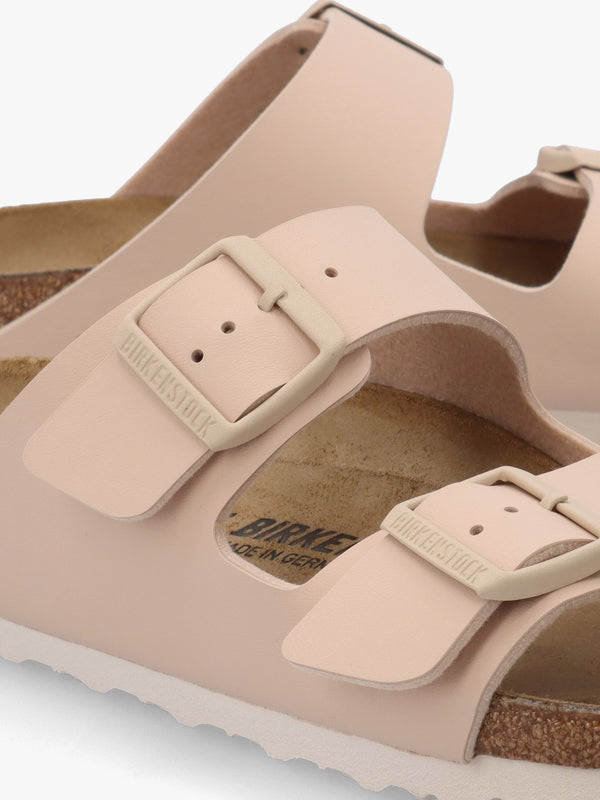Arizona Birko-Flor New Beige Two Bar Mules