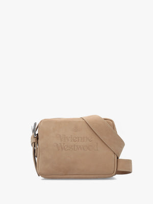 Carrie Beige Leather Camera Bag