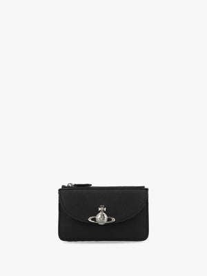 Half Moon Black Card Holder