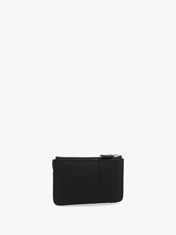 Half Moon Black Card Holder
